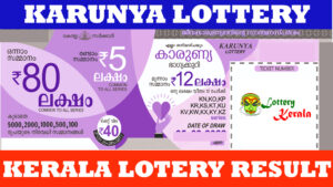 Karunya Lottery Result
