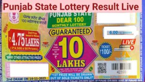 Punjab Dear 100 Monthly Lottery