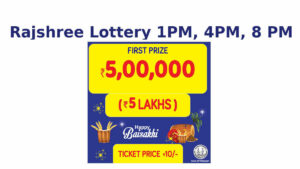 Mizoram Rajshree lottery result